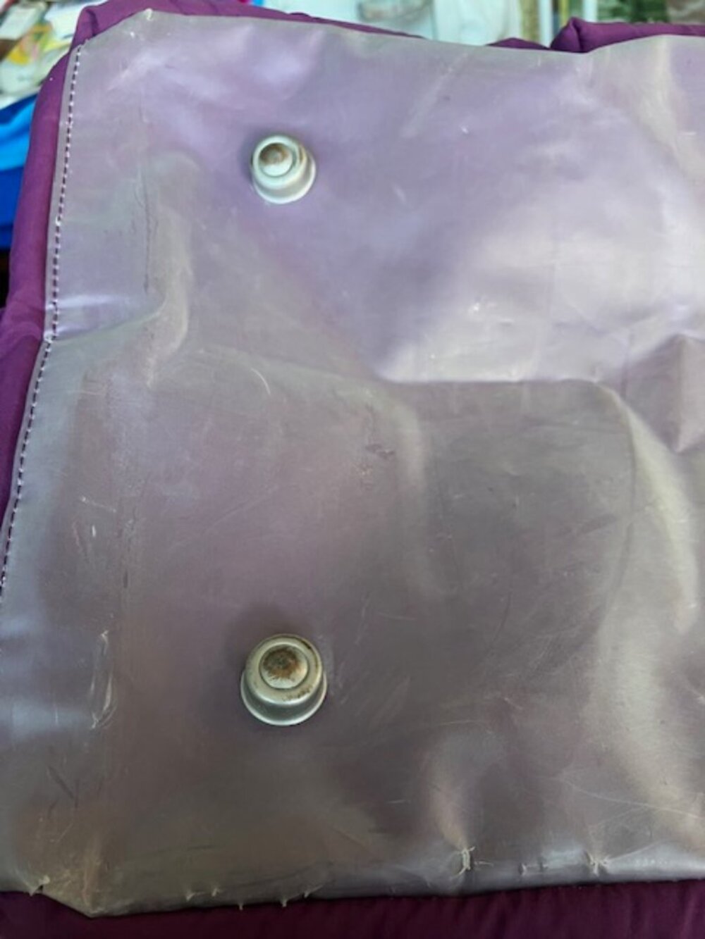 Roomy Lug Purple Overnight Bag -- Fair Condition - Picture 7 of 10